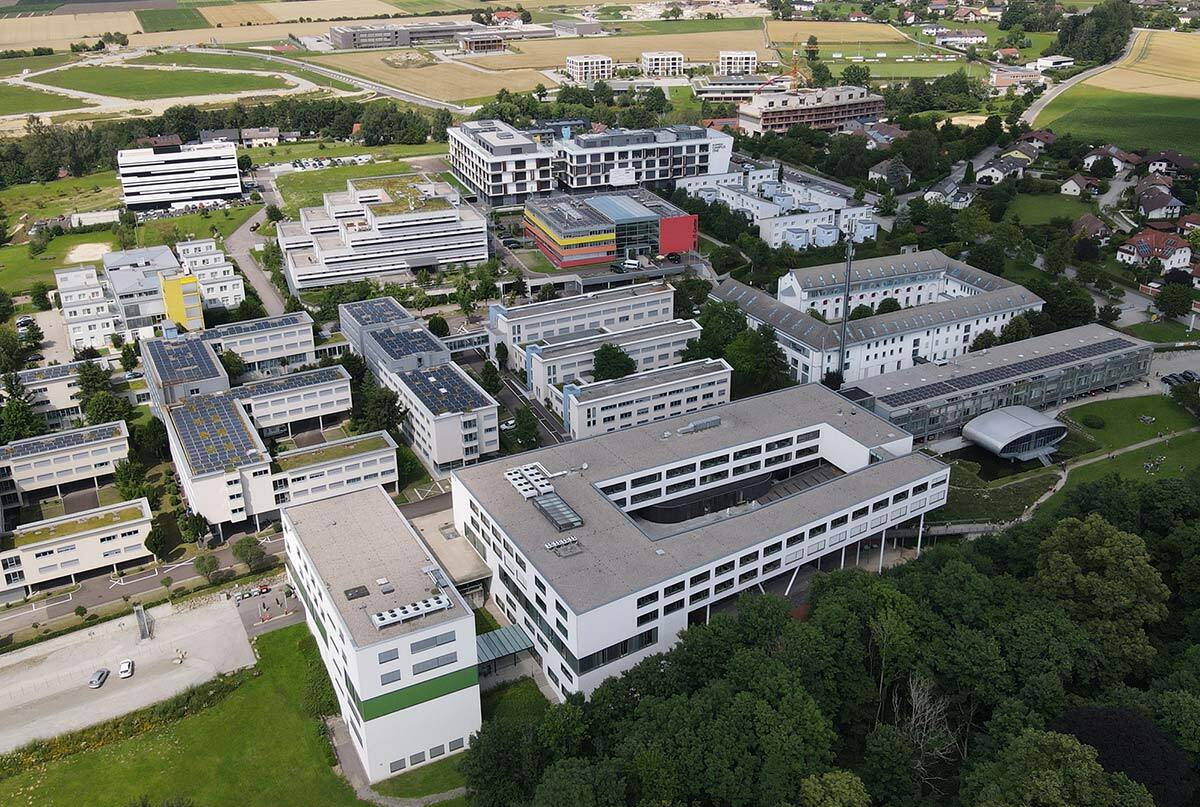 Luftaufnahme vom Campus Hagenberg