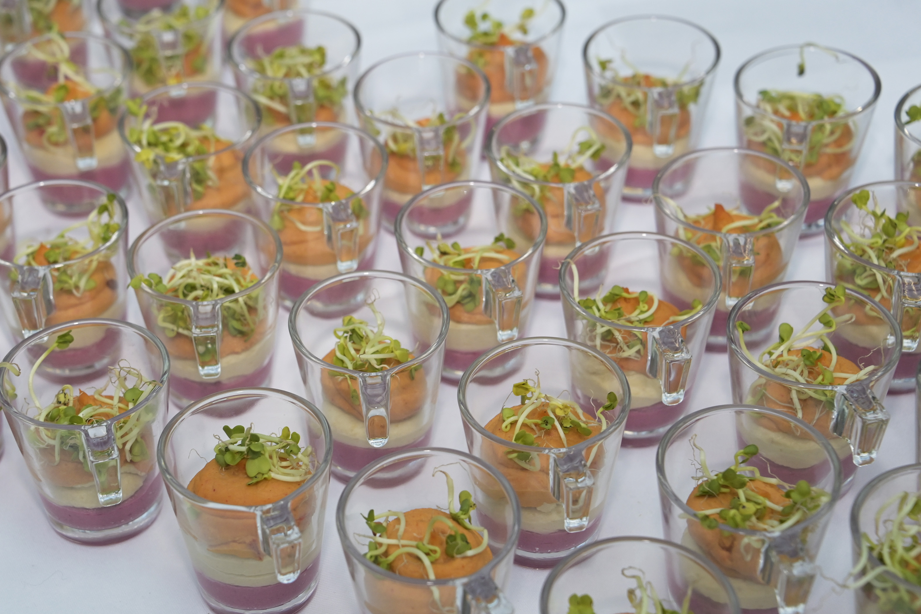 Buffet im Glas