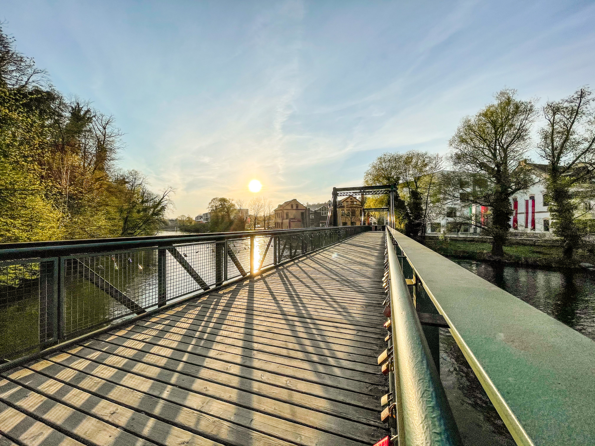 Foto der Brücke zur FH Campus Steyr