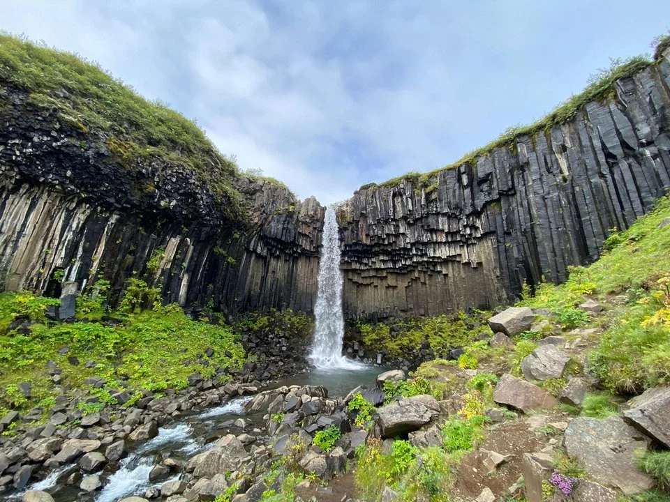 Bild von einem Wasserfall