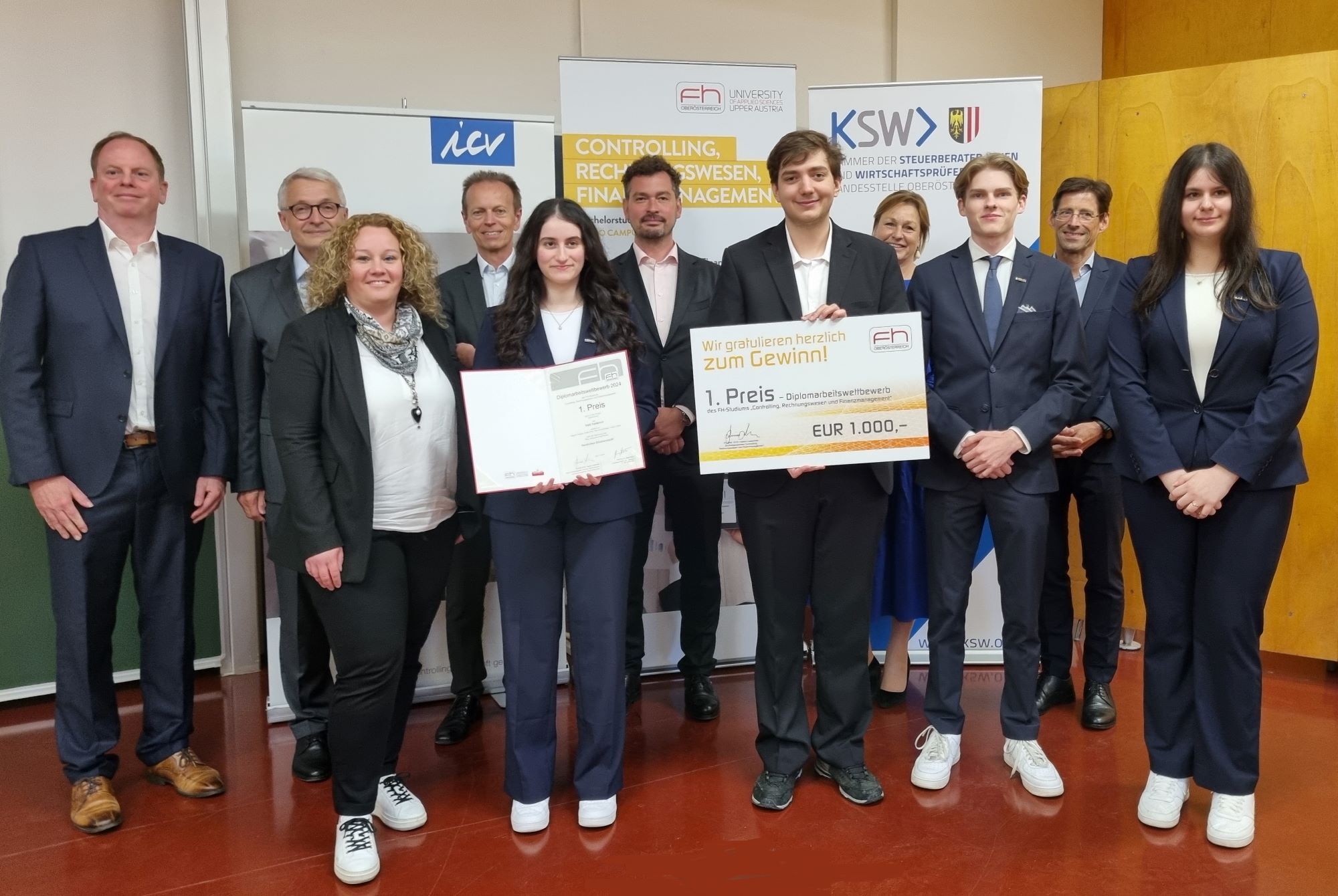 1. Platz HAK Feldkirch GewinnerInnen-Foto